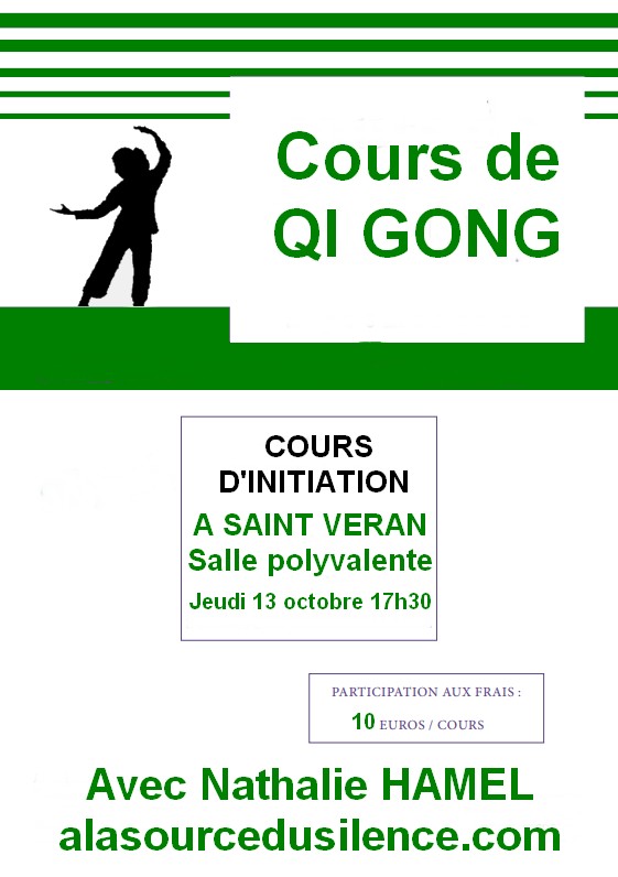 Affiche cours qi gong